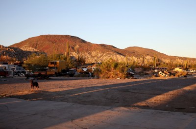 The sun sets on Cataviña Mexico. Photo: Alex Washburn