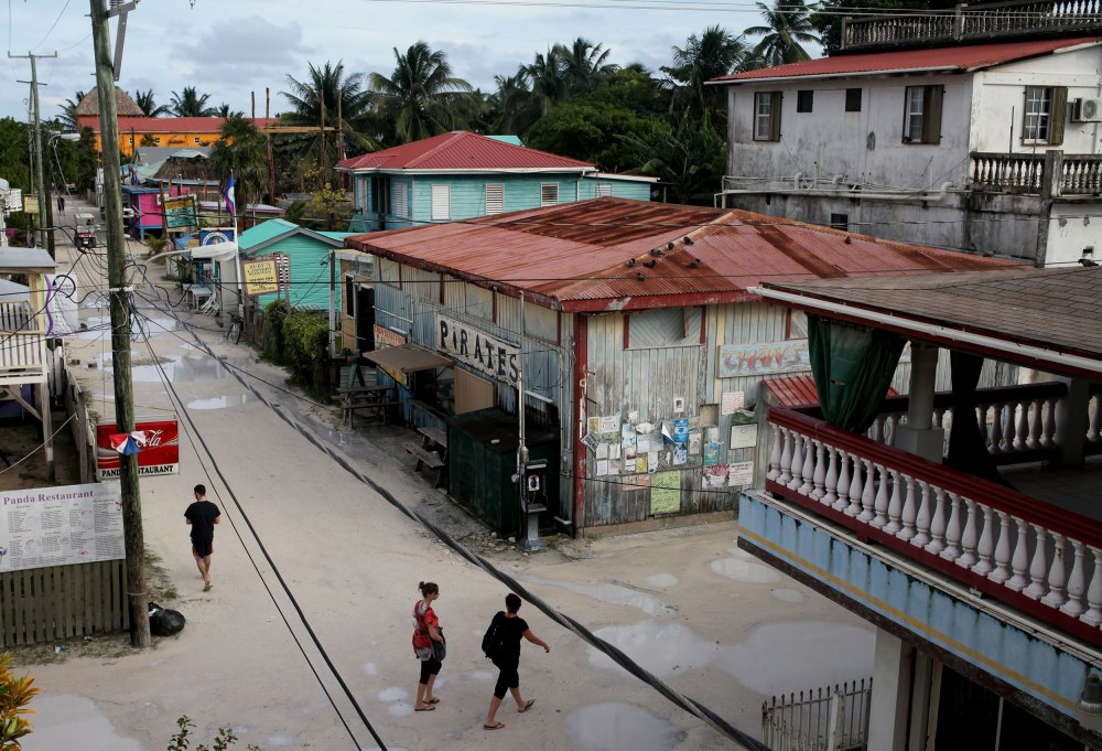 Pirates restaurant (on the corner) is where we had one of our best meals on Caye Caulker. Don't expect a smile (they don't cater to tourists) but you should expect good solid local food at a local price. Photo: Alex Washburn