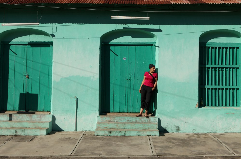 I don't really enjoy posing in front of monuments and things but I am a sucker for a really awesome wall. Photo: Nathaniel Chaney