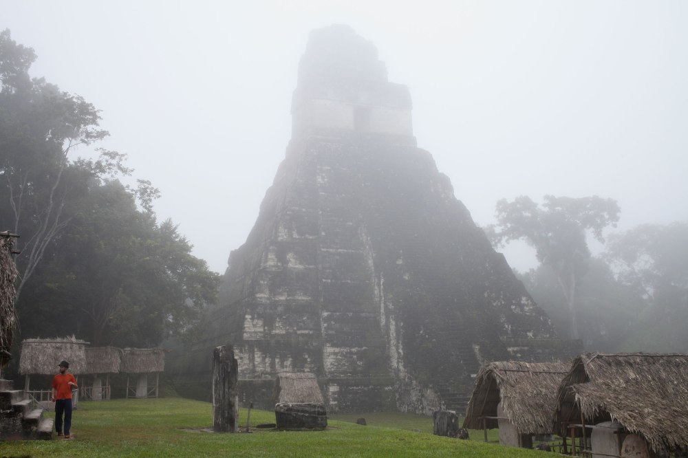 Our tour guide kept apologizing for the fog but I liked the way it looked. There is something very pleasing about walking around in it. Photo: Alex Washburn