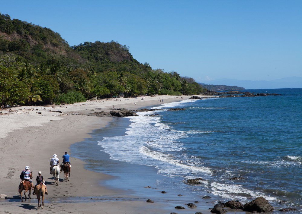 After our hours of hard riding we were rewarded with Montezuma.Montezuma is the beach town you wished Tamarindo was. Maybe because it is on the tip and only really accessible by ferry, or that there are several towns within driving distance that off equal fare, there is a lazy, laid-back vibe in this ocean town. Beach side accommodations can be found on the cheap, and the water is the bluest yet in Costa Rica, however best part yet might just be hanging out in a hammock on the balcony of the hostel and watching the waves roll in with a slight breeze on your face. Photo: Alex Washburn