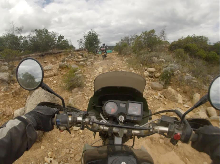 On the road with the Colombians. Photo: Nathaniel Chaney