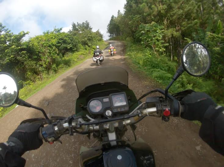 Riding the last leg of our journey to meet the Stahlratte. Photo: Nathaniel Chaney