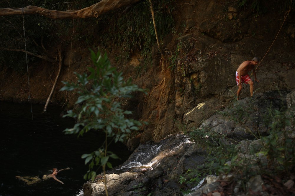 A swimming hole at the top of Montezuma's waterfall. Photo: Alex Washburn