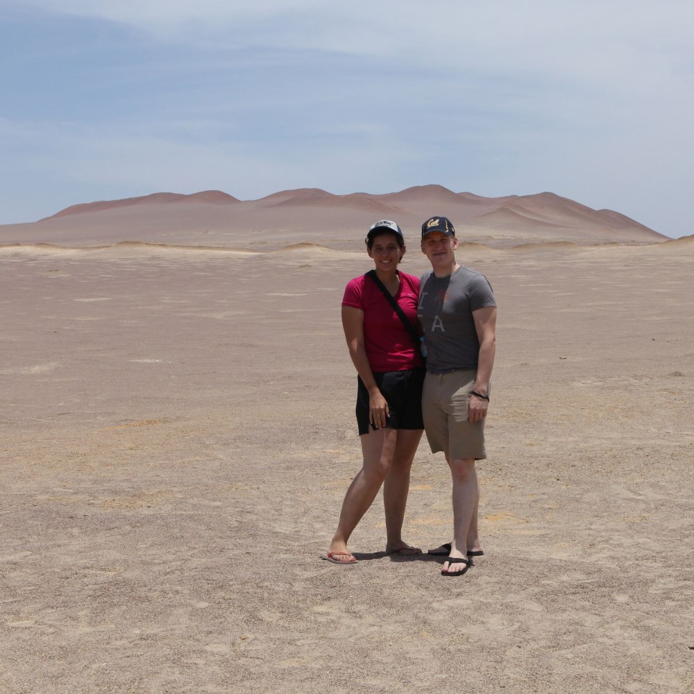 This is an awkward couple photo. Enjoy! Photo: Our fellow traveler