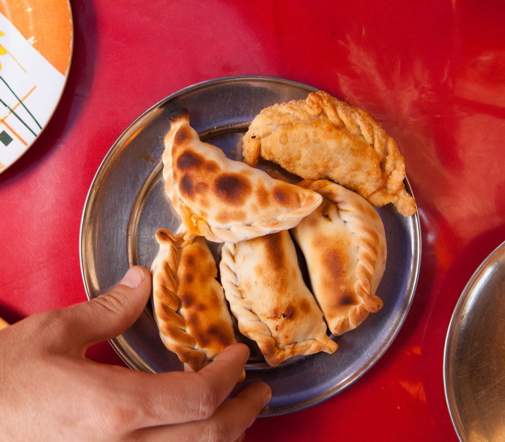 Salta Argentina claims to be the inventor of the empanada. Patio de empanada pits over half a dozen empanada places against each-other and the result is glorious.  Photo: Alex Washburn